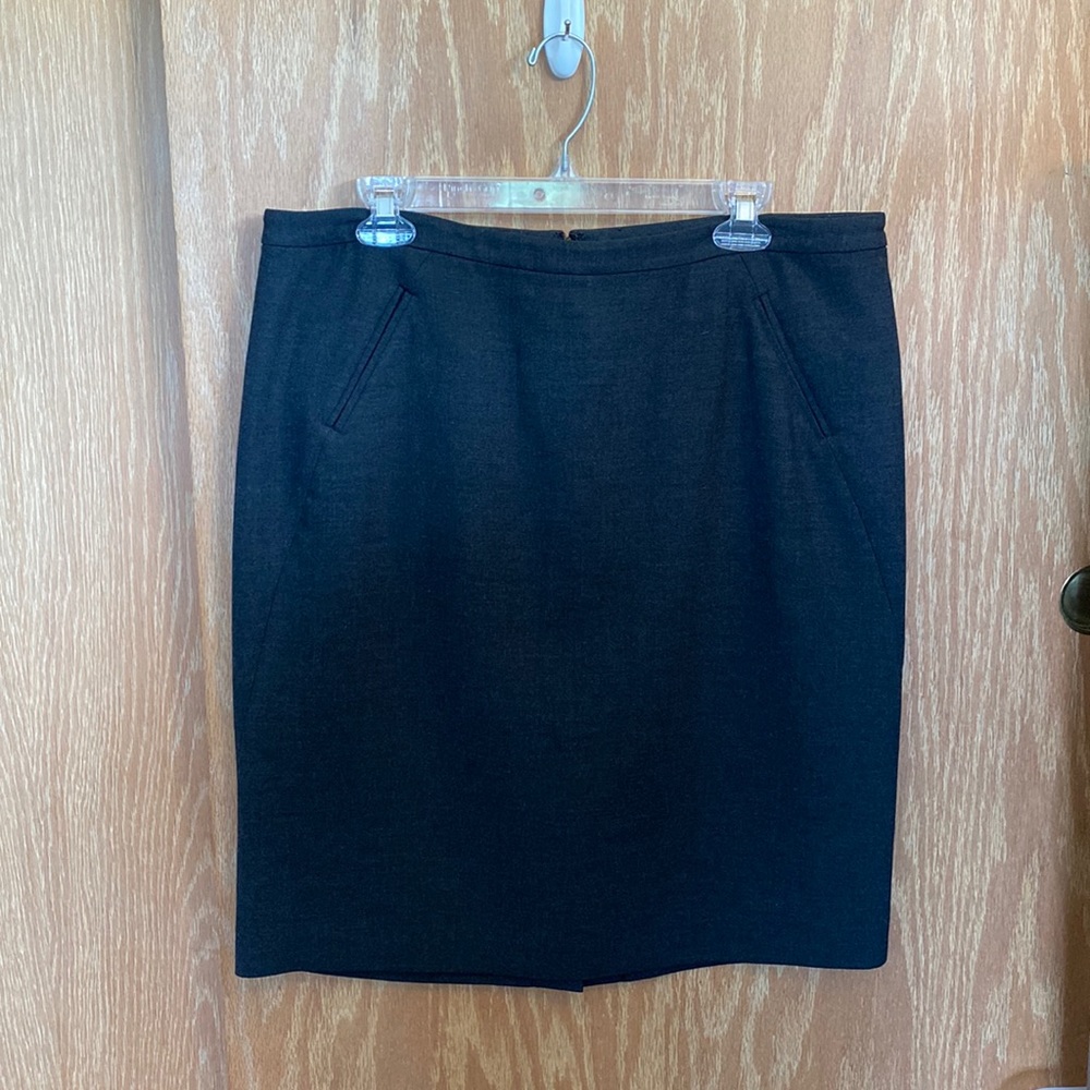 charcoal skirt